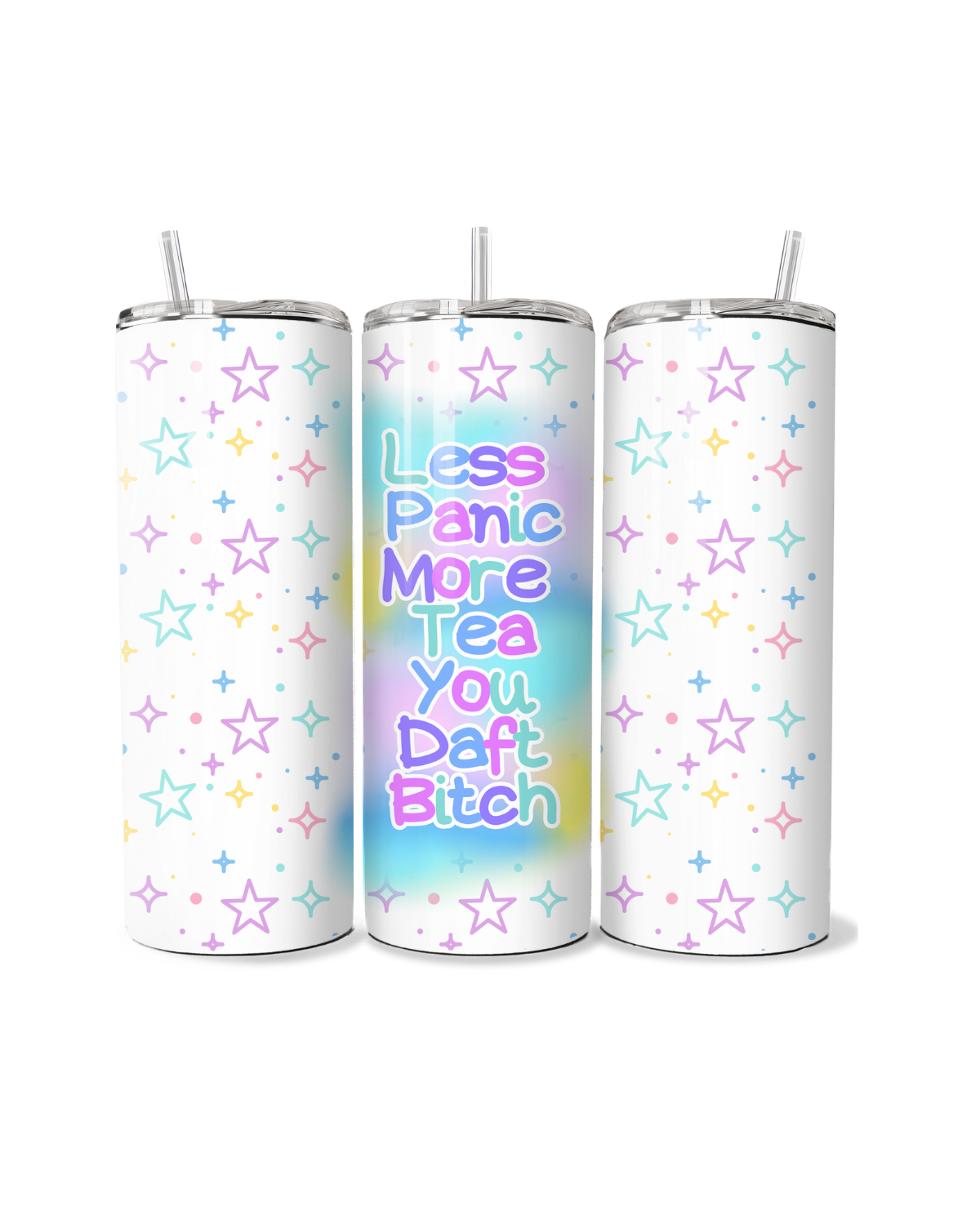 Less Panic, More Tea 20oz Tumbler